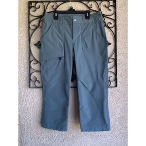 Columbia cropped pant - size 8 - green